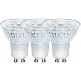 LED LAMP 230V 2700K 4.8W GU10 SET VAN 3 STUKS