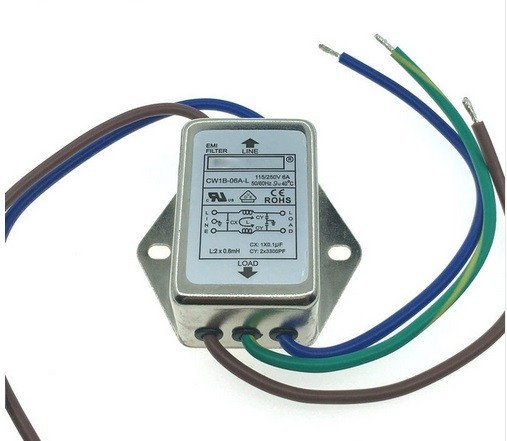 NETFILTER 10A 250V INLINE MET AANSLUITDRADEN