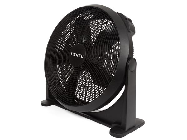 VLOERVENTILATOR 50CM (20'') ZWART 3 STANDEN