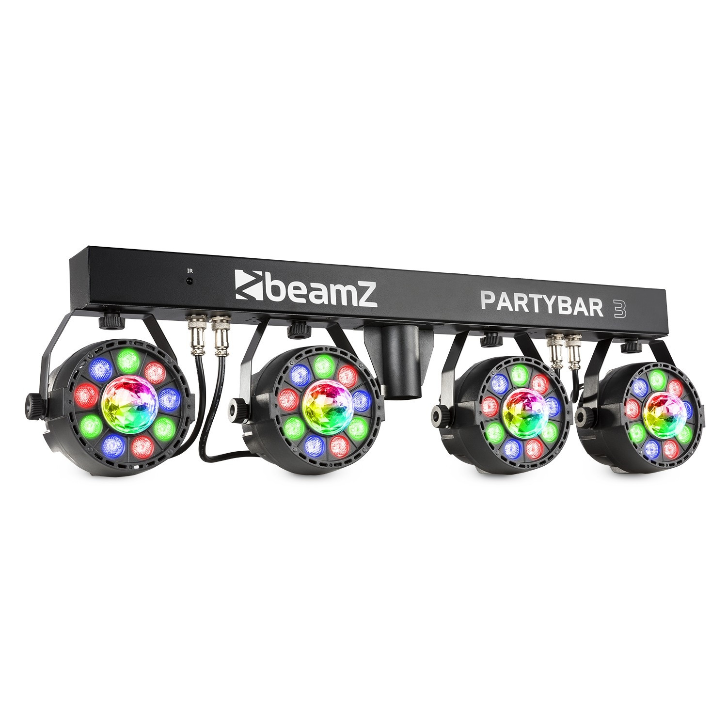 4 X PAR 9X1W RFB 4 X MAGICBALL MET AFSTANDBEDING