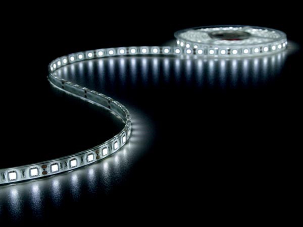 LED WIT 6500K 1M X 12MM 12VDC/8W 60LEDS/P.M. IP68 BEVESTIGING MET MONTAGECLIPS - Professioneel - Ledstrip wit (koud) - LED-Strips - Lampen & - Verlichting | Eijlander