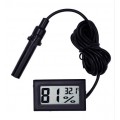 DIGITALE THERMOMETER/HYGROMETER LCD INBOUW