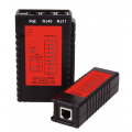 KABELTESTER VOOR RJ11/12/45 EN POE KABELS