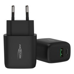 HC218PD 20W USB-A SNELLADER QUALCOMM QUICK CHARGE 3.0 ZWART