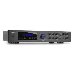 5.1-KANAALS SURROUND VERSTERKER 320W MET BT, FM-RADIO EN EENUSB/SD-SLOT