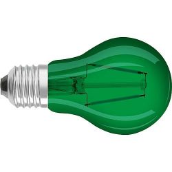 LEDLAMP STANDAARD 2.5W GROEN HELDER 230VAC E27