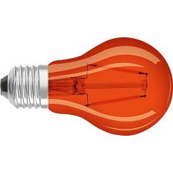 LEDLAMP STANDAARD 2.5W ORANJE HELDER 230VAC E27