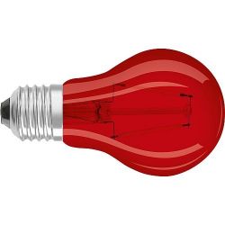 LEDLAMP STANDAARD 2.5W ROOD HELDER 230VAC E27