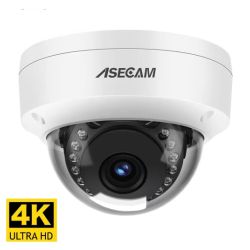 CAMERA HD 8MP 4K POE INFRAROOD IP67 DOME MODEL
