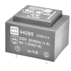 TRANSFORMATOR 0.60VA 1X24V 1X25MA