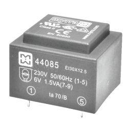 TRANSFORMATOR 1.0VA 1X24V 1X47MA