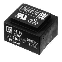 TRANSFORMATOR 3.2VA 1X24V 1X0.133A