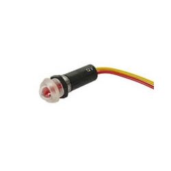 LED 5MM ROOD KNIPPER 12VDC WATERBESTENDIGE BEHUIZING