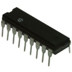 8BIT-FLASH-MICROCONTROLLER 1KX14 FLASH 13I/O 4MHZ DIP18