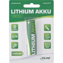LI-ION 3.6V 3000MA C-RATE 2 65X18MM