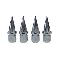 SPIKES SET VAN 4 STUKS CHROOM