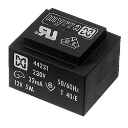 TRANSFORMATOR 5VA 2X6V 2X417MA