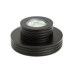 PLATEN AANDRUKGEWICHT PST300 ALUMINIUM ZWART 300GR MET WATERPAS