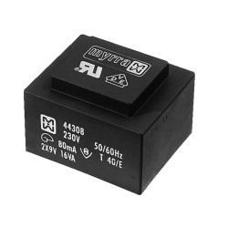 TRANSFORMATOR 16VA 2X9V 2X0.889A