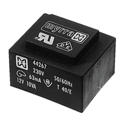TRANSFORMATOR 10VA 2X12V 1X0.417A