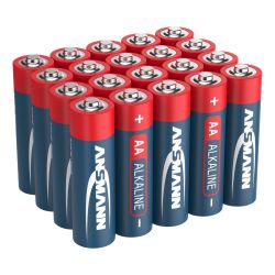 BATTERIJ ALKALINE 1.5V AA 20 STUKS