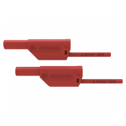 MEETSNOER PVC 100CM PVC ROOD 2.5MM2 MAX. 1000VAC 32A CATII