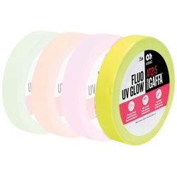 TAPE FLUORICEREND GEEL 19MM 25M