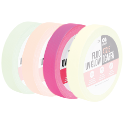 TAPE FLUORICEREND ROZE 19MM 25M
