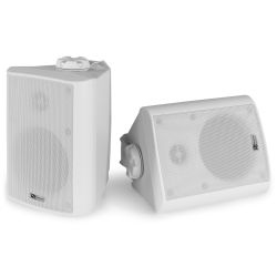 WANDSPEAKERS 4'' 20W 100V WIT IP5X PER SET