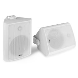 WANDSPEAKERS 6.5'' 40W 100V WIT IP5X PER SET
