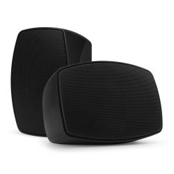WANDSPEAKERS 4'' 20W 100V ZWART IP5X PER SET