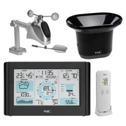 WIRELESS WEATHER STATION WITH WIND AND RAIN GAUGE WEATHER PRO
