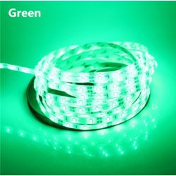 LED STRIP GROEN 1M X 10MM 12VDC/6W 60LEDS/P.M. IP21 ZELFKLVEEND