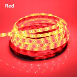 LED STRIP ROOD 1M X 10MM 12VDC/6W 60LEDS/P.M. IP21 ZELFKLEVEND