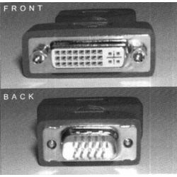 CONVERTER DVI-I FEMALE - VGA 15P HDSUB MALE