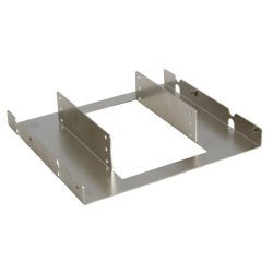 ADAPTER 5.25''-3 X 2.5'' NIKKEL VOOR INBOUW HARDDISK