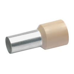 ADEREINDHULS GEISOLEERD BEIGE 35.00MM2 50 STUKS