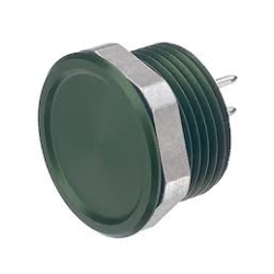 PIEZO MOMENT SCHAKELAAR 48V/0.1A 1W MAX. GROEN ALUMINIUM M161P69K