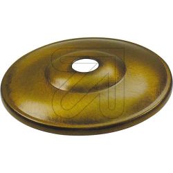 AFDEKROZET OUD MESSING 65MM MET 10MM GAT