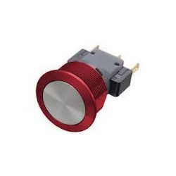 MOMENT 1XOM 230VAC/3A IP67 M22 VERLICHTING KNOP ROOD
