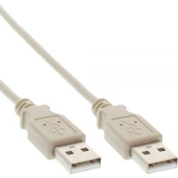 USB KABEL 2.0 USB-A/USB-A MALE-MALE 0,5M