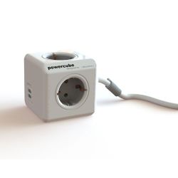 POWERCUBE 4 VOUDIG + USB 3M SNOER