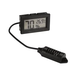 DIGITALE THERMOMETER/HYGROMETER LCD INBOUW