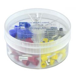 ADEREINDHULS ASSORTIMENT 100 STUKS GEISOLEERD (4-16MM2)