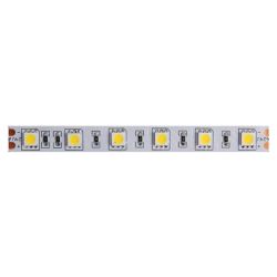 LED STRIP BLAUW 1M X 12MM 24VDC/15W 60LEDS IP20 ZELFKLEVEND