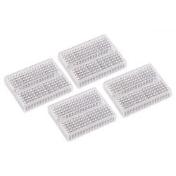 SET MINI BREADBOARDS 170 KONTAKTEN 4 STUKS