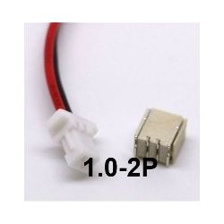 KABEL JST SH 1.0 2PIN FEMALE 100MM + MALE PRINT