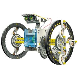 EDUCATIEVE ROBOTKIT OP ZONNE-ENERGIE - 14-IN-1