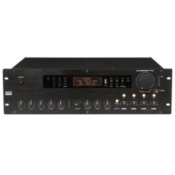 VERSTERKER 100V 250W MET FM TUNER USB EN 4 ZONES EN VOLUMECONTROL