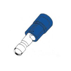 STEKKER 3.9MM BLAUW 50 STUKS